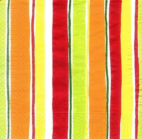 s7631 - Hot Stripe - Servietten - Packung - 20 Stück