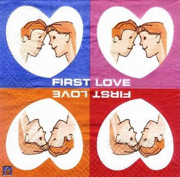 s7695 - First Love - Servietten - Packug - 20 Stück