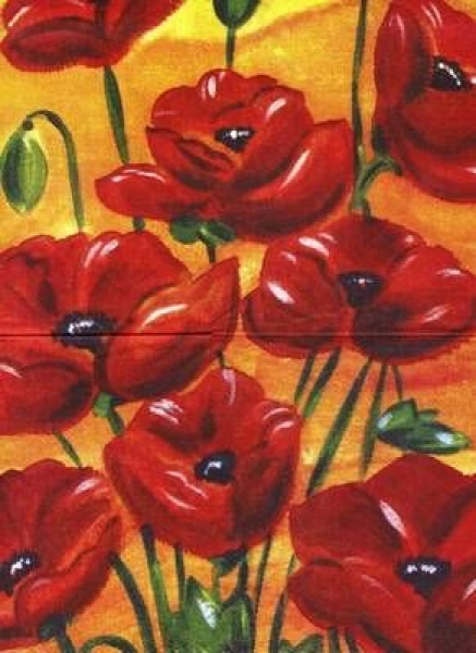 s7761 - Mohnblumen - Servietten - Packung - 30 Stück