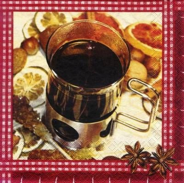 s7962 - Mulled Wine - Servietten - Packung - 20 Stück