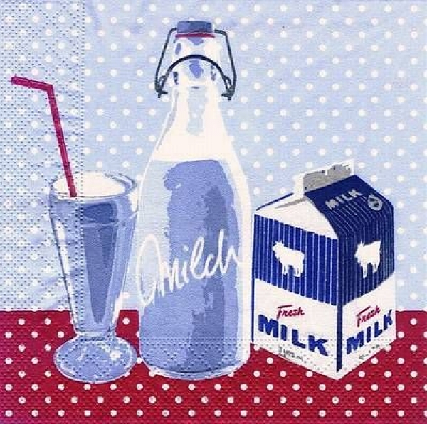 s8314 - Milk - Servietten - Packung - 20 Stück