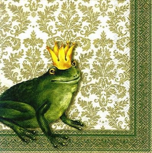 s8327 - Aldo the Green - gold green - Napkins - Package - 20 pcs.