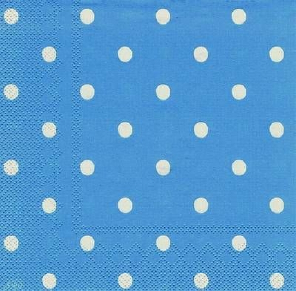 s8353 - Large Spot - light blue - Servietten - Packung - 20 Stück
