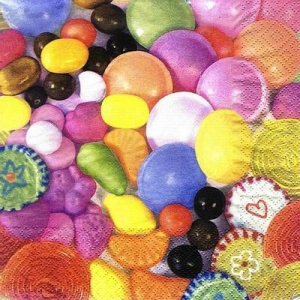 s8401 - Sweets - Napkins - Package - 20 pcs.