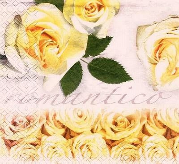 s8750 - Romantico - ivory - Napkins - Package - 20 pcs.