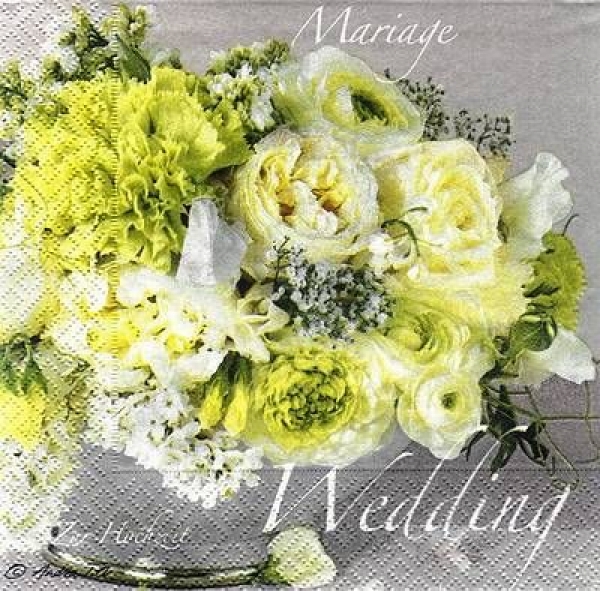 s8758 - Marriage - Servietten - Packung - 20 Stück.