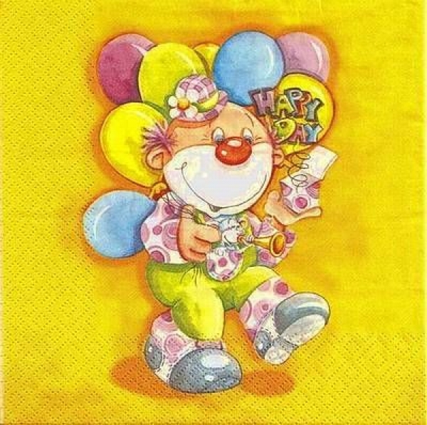 s9017 - Happy Day - Servietten - Packung - 20 Stück