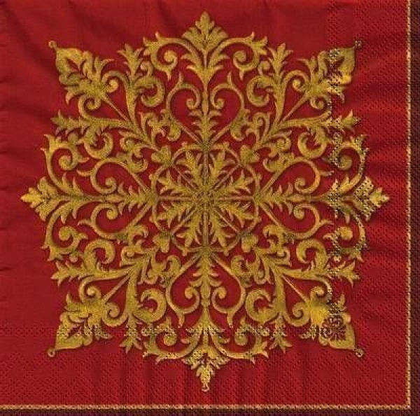 s9037 - Glory Stars - red - Servietten - Packung - 20 Stück