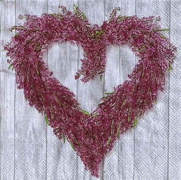 s9143 - Country Love - grey - Servietten - Packung - 20 Stück.