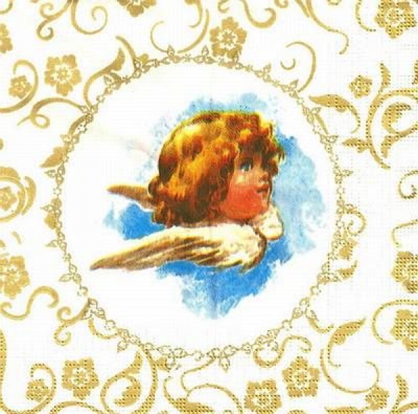 s9252 - Angelina - gold - Servietten - Packung - 20 Stück