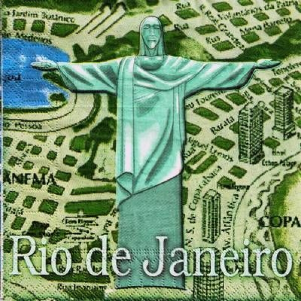 s9320 - Rio de Janeiro - Servietten - Packung - 20 Stück