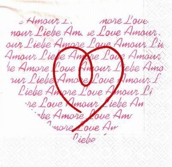 s9399 - Love Poem - Servietten - Packung - 20 Stück