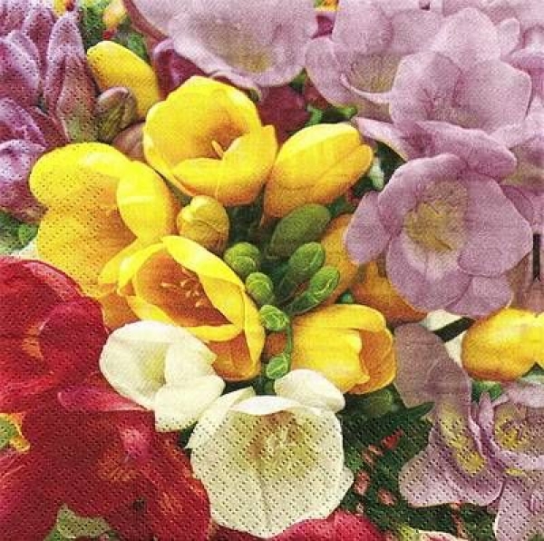 s9455 - Freesia - Servietten - Packung - 20 Stück