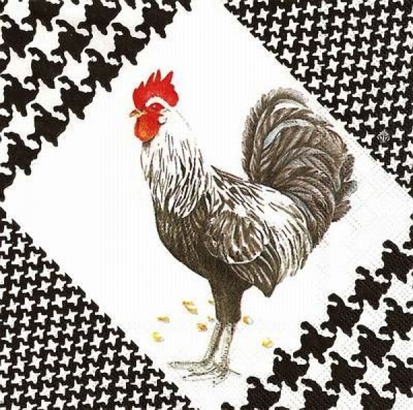 s9549 - Steppage Gait - black - Servietten - Packung - 20 Stück