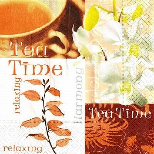 s9701 - Tea Time - Servietten - Packung - 20 Stück