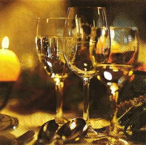 s9754 - White Wine - Napkins - Package - 20 pcs.