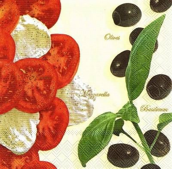 s9766 - Italian - cream - Servietten - Packung - 20 Stück