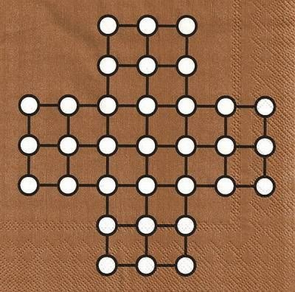 s9827 - Solitaire - Servietten - Packung - 20 Stück
