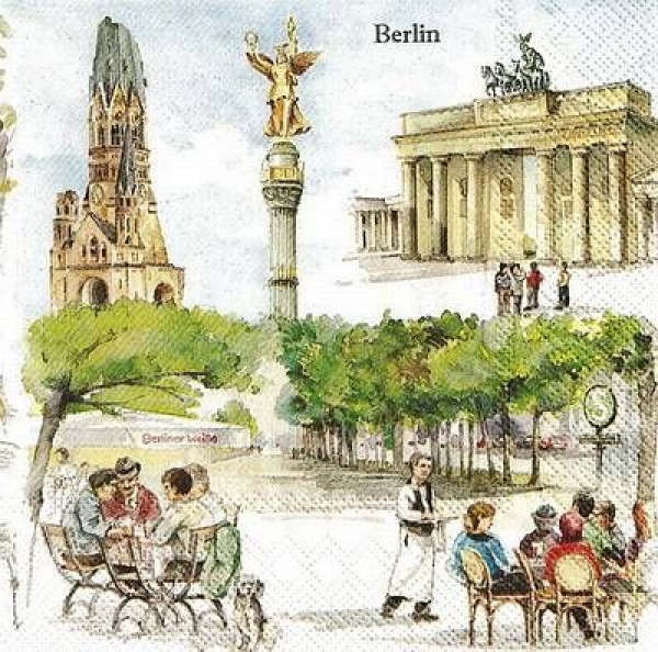 s9901 - Berlin - Servietten - Packung - 20 Stück