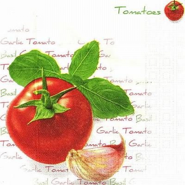 s9960 - Italia Tomatoes - Servietten - Packung - 20 Stück