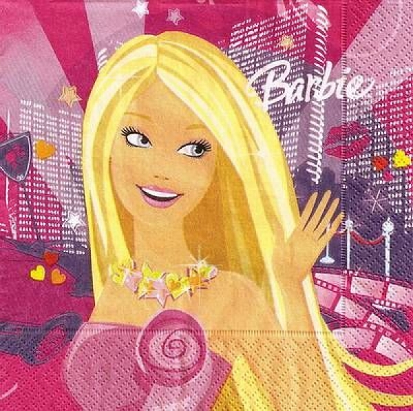 s9982 - Barbie Glam - Servietten - Packung - 20 Stück