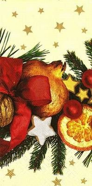 s9z10237 - Christmas Garland - Buffet -- Servietten - Packung - 16 Stück