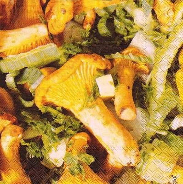 s9z10271 - Mushrooms - Servietten - Packung - 20 Stück