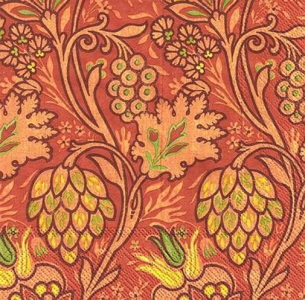 s9z10292 - Tenture - terracotta - Servietten - Packung - 20 Stück