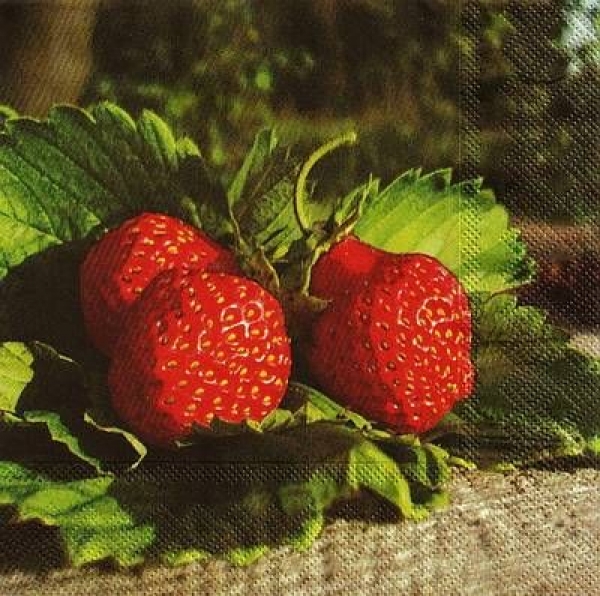 s9z10415 - Strawberry Jam - Servietten - Packung - 20 Stück