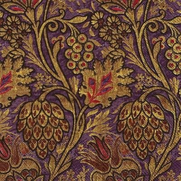 s9z10456 - Pomegranate - purple - Servietten - Packung - 20 Stück.