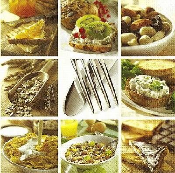 s9z10860 – FrühStück - Servietten - Packung - 20 Stück s9z10860 – FrühStück - Servietten - Packung - 20 Stück