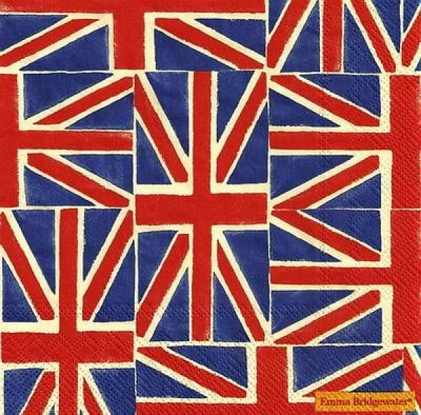 s9z11045 - Union Jack - Servietten - Packung  - 20 Stück