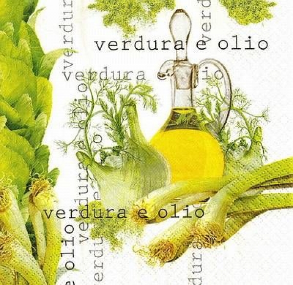 s9z11166 - Verdura e olio - Servietten - Packung - 20 Stück
