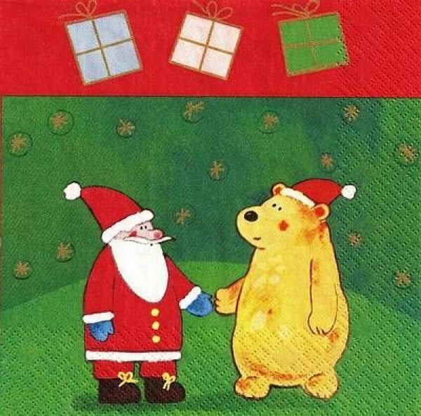 s9z11196 - Nico & Bruno - Napkins - Package - 20 pcs..