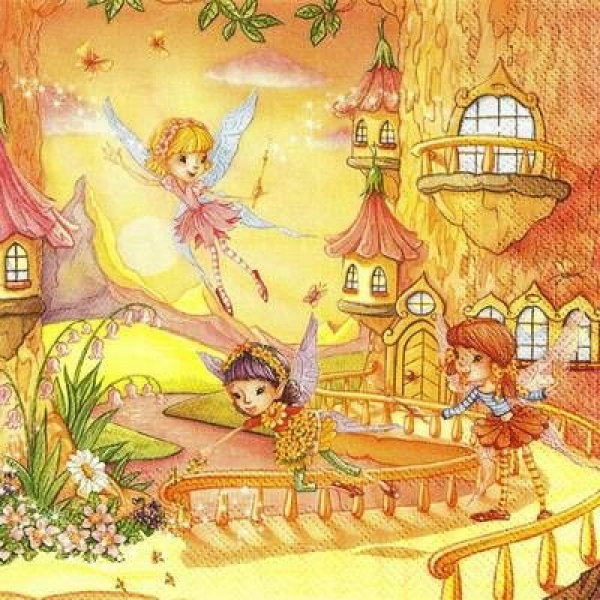 s9z11265 - Elfenland- Napkins - Package - 20 pcs.
