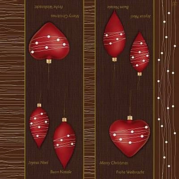s9z11403 - Perly Lines - Napkins - Package - 20 pcs.