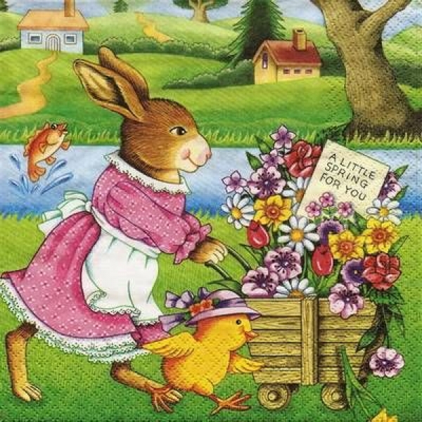 s9z11706 - A Little Spring for you - Napkins - Package - 20 pcs.