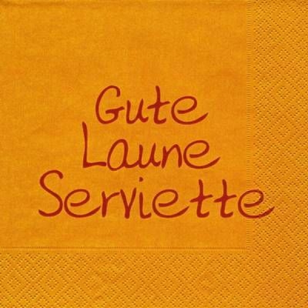 s9z11731 - Gute Laune - Servietten - Packung - 20 Stück
