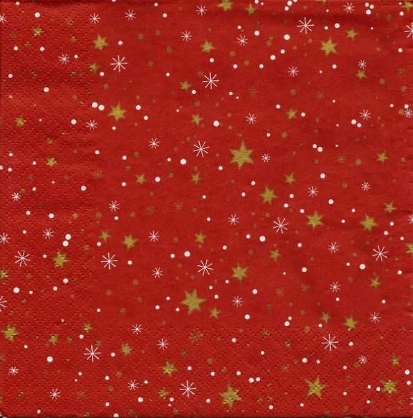 s9z11918 - Sterne - Serviette - Stückpreis