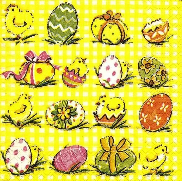 s9z11931 - Ostern - Serviette - Stückpreis