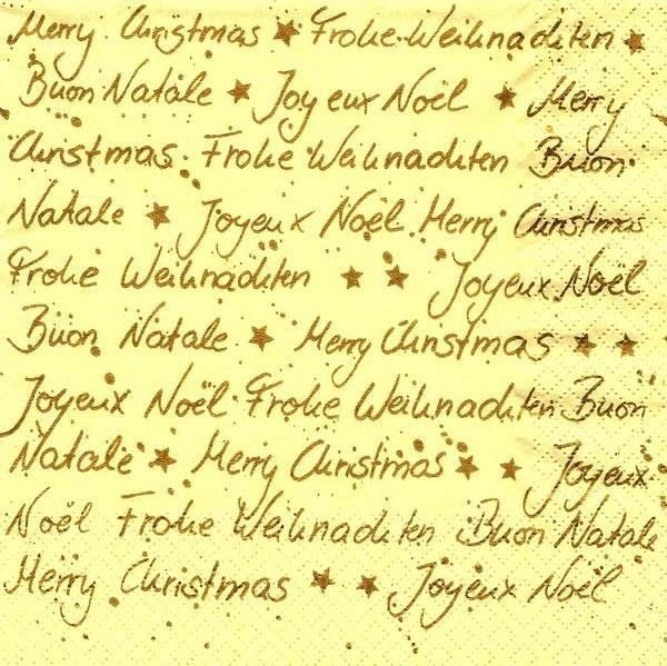s9z11938 - Merry Christmas - Serviette - Stückpreis
