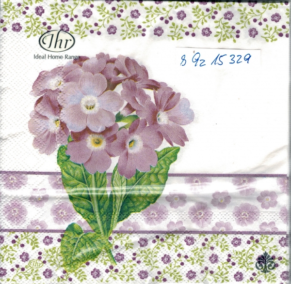 s9z15329 – Primula – lilac – IHR – Servietten – Packung – 20 Stück
