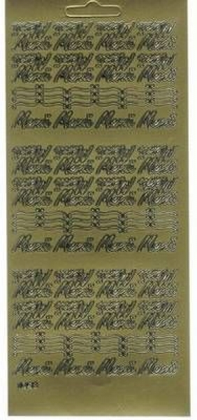 sti0136 - Sticker gold - Menue