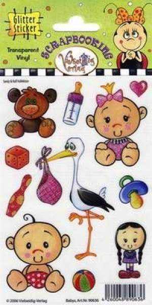 Glitter Sticker - sti0237 - Babys
