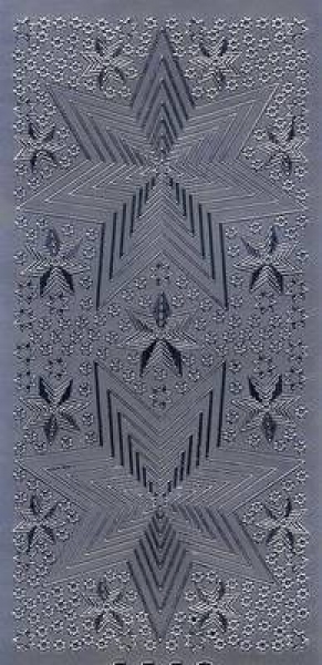 sti0272 - Sticker silber - Sterne