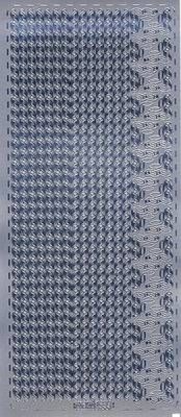 sti0340 -  Sticker silber - Bänder