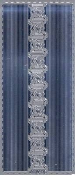 sti0342 -  Sticker silber - Ecken/Bänder