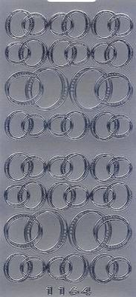 sti0370 -  Sticker silber - Trauringe