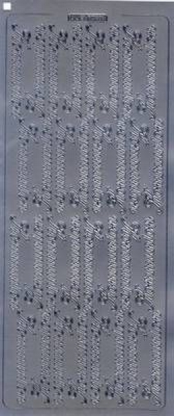 sti0555 - Sticker silber - Kommunion