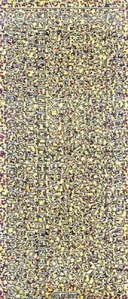 sti0564 - Holo-Sticker silber - Herzchen, Kreise...